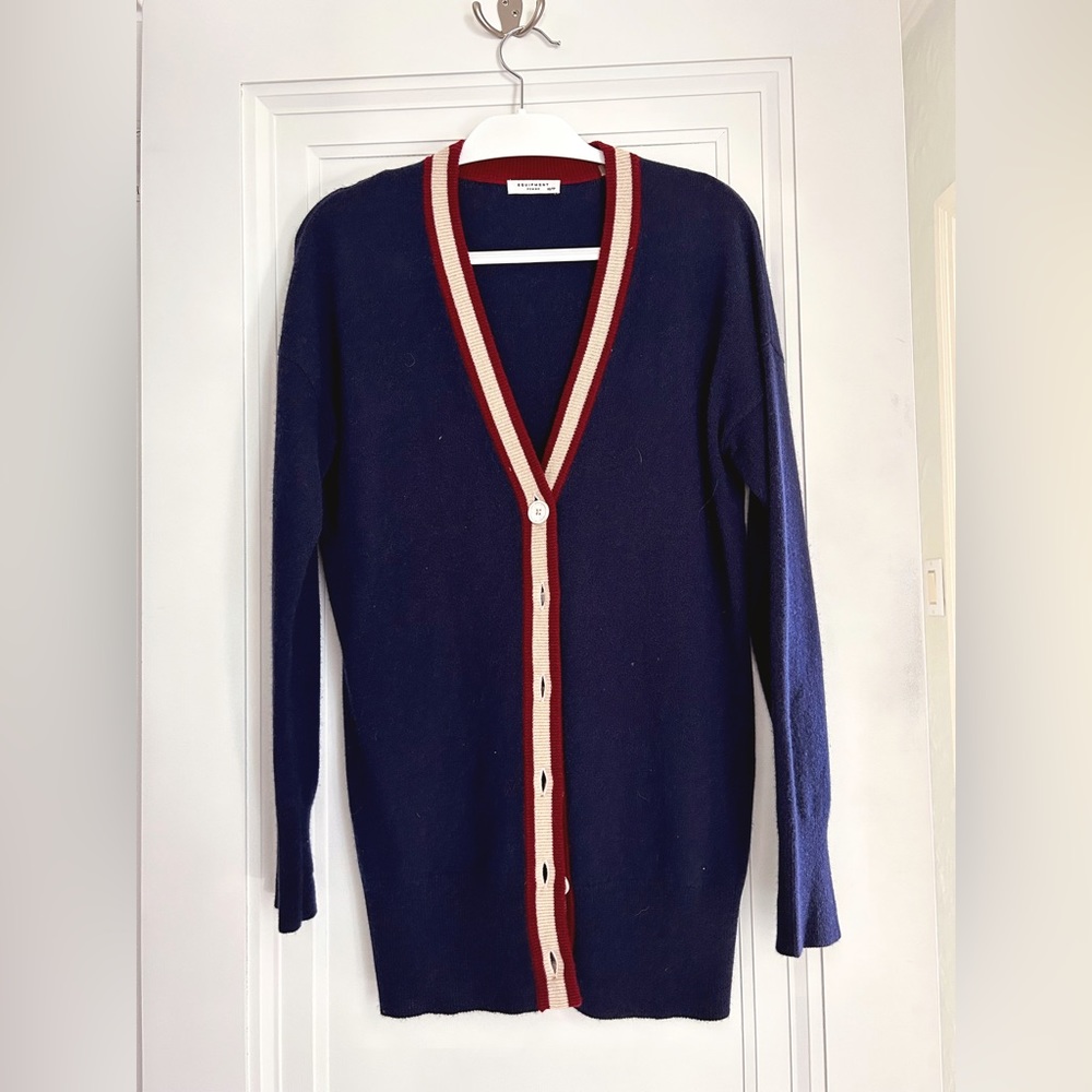 Equipment oversized cashmere cardigan